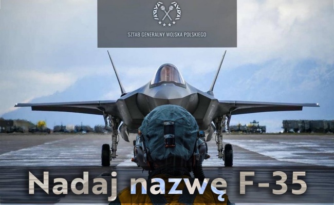 Konkurs na nazwę dla polskich F-35